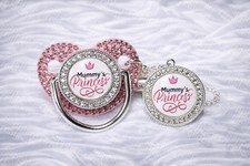 Dummy Keepsake Romany Baby Boss Silver Black Boys Girls Unisex Pink Blue Gold