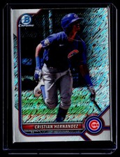 2022 Bowman Chrome #BCP-240 Cristian Hernandez Prospects Shimmer Refractor BS81