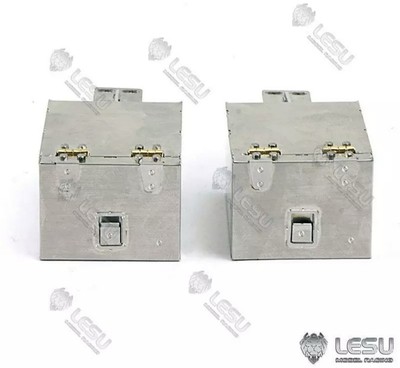 LESU G 6255 Metal Toolbox for 1/14 Scale RC Tamiya  Tractor Truck King Globe