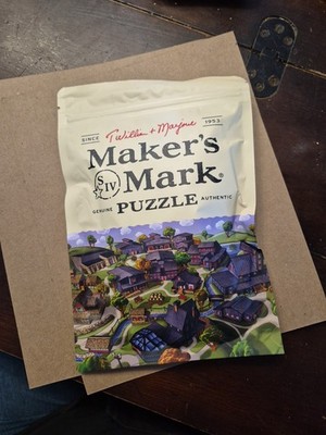 Maker s Mark 2021 New Sealed Ambassadors Christmas Gift Puzzle Bourbon