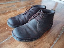 DR. MARTENS Sussex Brown Pebbled Leather Chukka Boots Mens US 10 Docs