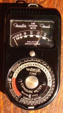 Weston Model 720 Cine Exposure Meter For Display 