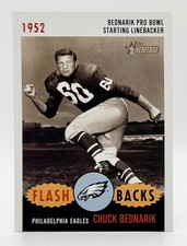 2006 Topps Heritage Flashbacks Chuck Bednarik Philadelphia Eagles
