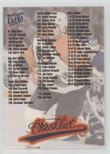 1996-97 Fleer Ultra Checklist John LeClair Checklist #180 1dm1