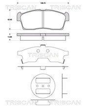 Plaquette de frein Peugeot iOn