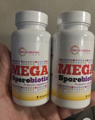 2PK Mega SporeBiotic Natural Probiotic Supplement HighPotency Microbiome Health.