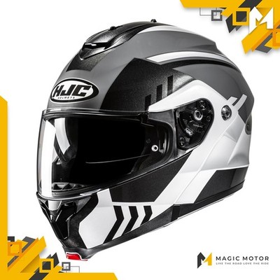 HJC Motorradhelm Klapphelm C91N M KAON Silber