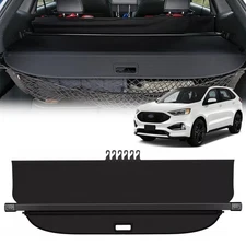 For Ford Edge 2015-2024 Trunk Cargo Cover Rear Retractable Luggage Shade Black