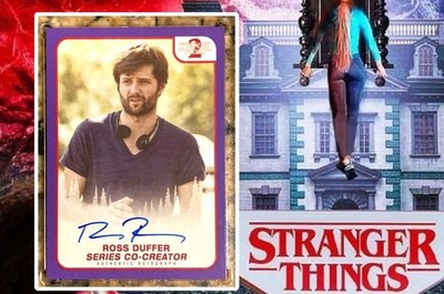 2019 Topps Stranger Things 2 #A-RD Ross Duffer Signed On Card AUTOGRAPH 18/25 RC