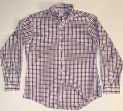 Brooks Brothers Slim Fit Non-Iron Supima Cotton Plaid Button-Down