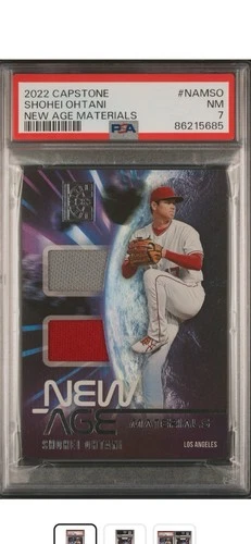 2022 Shohei Ohtani Capstone New Age Materials PSA 7