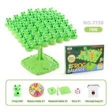 Fun Frog Balance Tree Children Montessori Math Toys Board Game Parent-Child