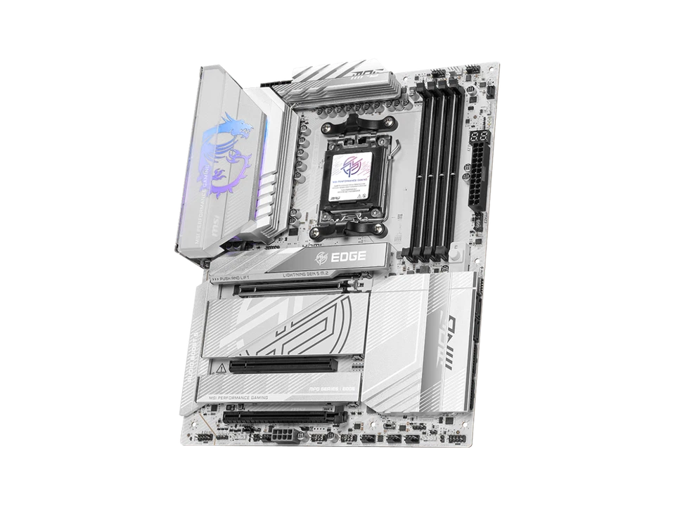 MSI MPG MPG X870E EDGE TI WIFI AM5 AMD X870E SATA 6Gb/s 5G LAN DDR5 M.2 Wi-Fi 7 - Image 3 of 4