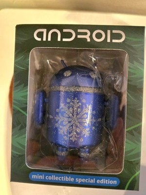 Special Edition Tree Ornament ''Ornamental Blue'' Android Mini Collectible New