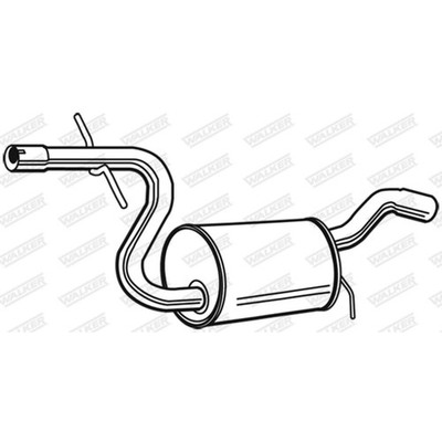 Mittelschalldämpfer WALKER 23129