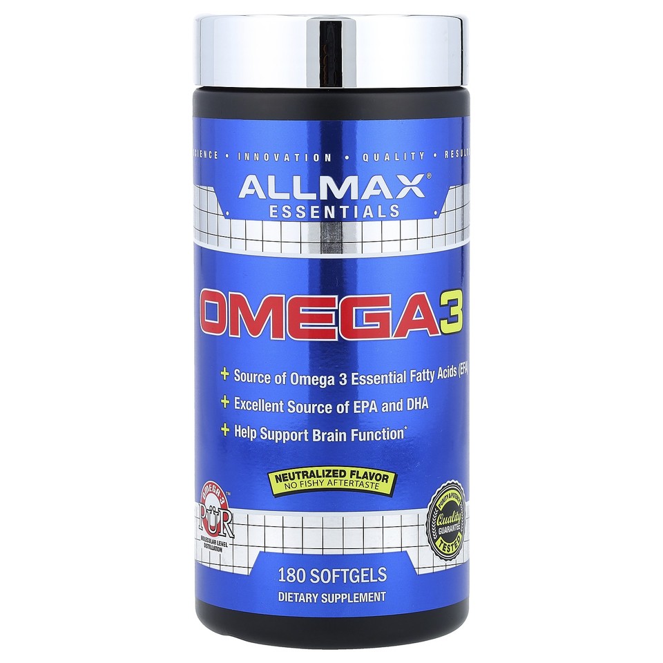Essentials, Omega-3, 180 Softgels