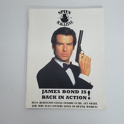 Spies Magazine #5 James Bond Pierce Bronson Cover