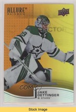 2021-22 Upper Deck Allure Rainbow Orange Yellow Jake Oettinger #R-63 READ 0x2e