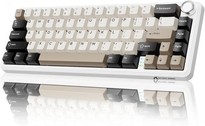 ATTACK SHARK X66 60% Layout Mechanisch Tastatur Gasket Hot-Swap Kabellos RGB