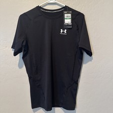 Under Armour Men's Compression T Shirt 1361518 UA HeatGear® Armour NWT Black LG