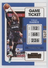 2021-22 Panini Contenders Game Ticket Bronze Tobias Harris #87 0q1p