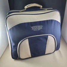 Wenzel Picnic Set For 4 Cutlery Cups Napkins Dishes Picnicware Case BNIB VINTAGE