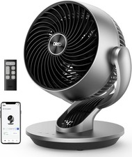 DREO Smart Table Fan for Bedroom 28dB Silent Air Circulator Fan with Remote 7
