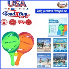 Neoprene Pool  Beach Paddle Set for 2, Waterproof Water Sports Game Equipmen...