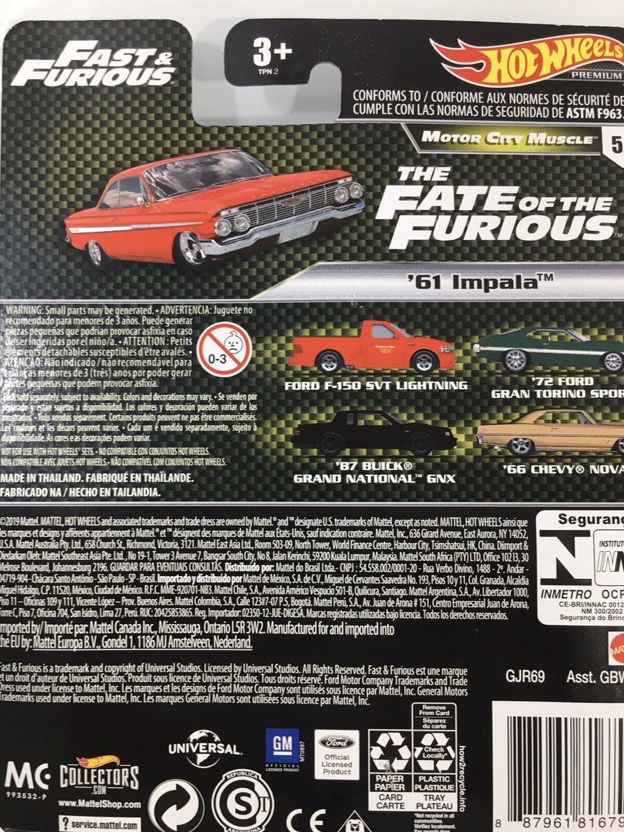 HOT WHEELS FAST & FURIOUS '61 IMPALA | eBay