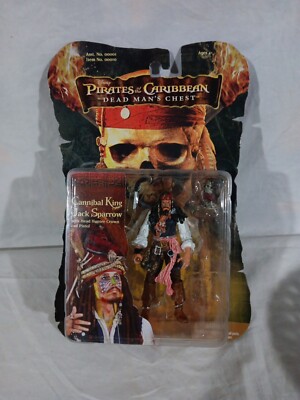 PIRATES OF THE CARIBBEAN DEAD MANS CHEST CANNIBAL KING JACK SPARROW FIGURE