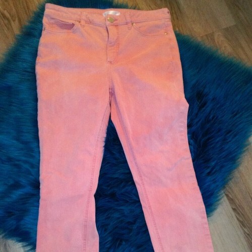LC Lauren Conrad "10" High Rise, skinny ankle Pink Denim, Garden girl, Teen Pop - Picture 2 of 5