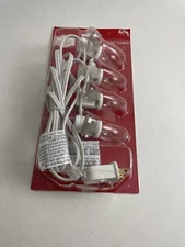 C7 multiple Light Cord Christmas Village light Buildings ON/Off Switch 5 ft