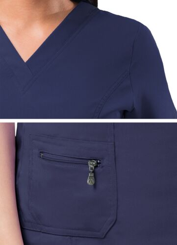 Adar Pro Scrubs For Women - Elevated V-Neck Scrub Top - Picture 53 of 224