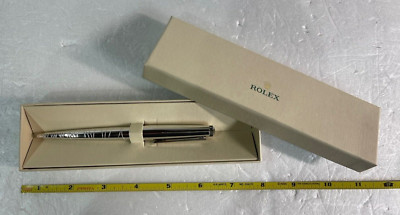 ROLEX Watch x Caran d'Ache Offizielle Neuheit Kugelschreiber Silber Krone Logo