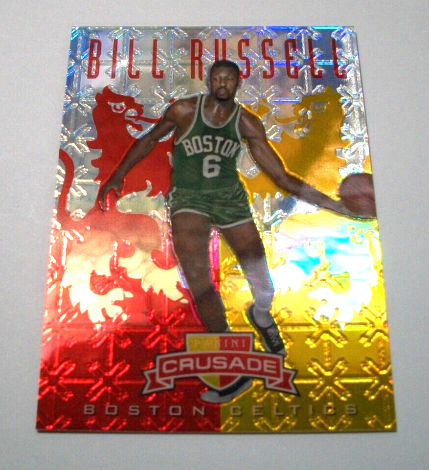 2012-13 BILL RUSSELL Panini Crusade Crusade Red 28/99 #105 HOFer Celtics