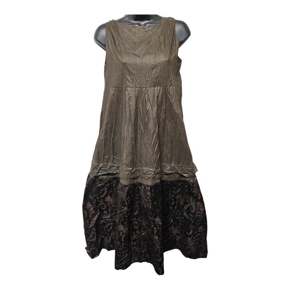 Vestido recto vintage con solapa - Vestido recto marrón chocolate - Vestido de noche años 20 Foto 3 de 4