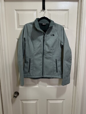Womens The North Face Apex Bionic Softshell Windwall Jacket Gray Size  Medium