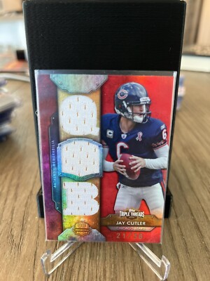 2012 Topps Triple Threads Jay Cutler Quarterback GU Relic /36