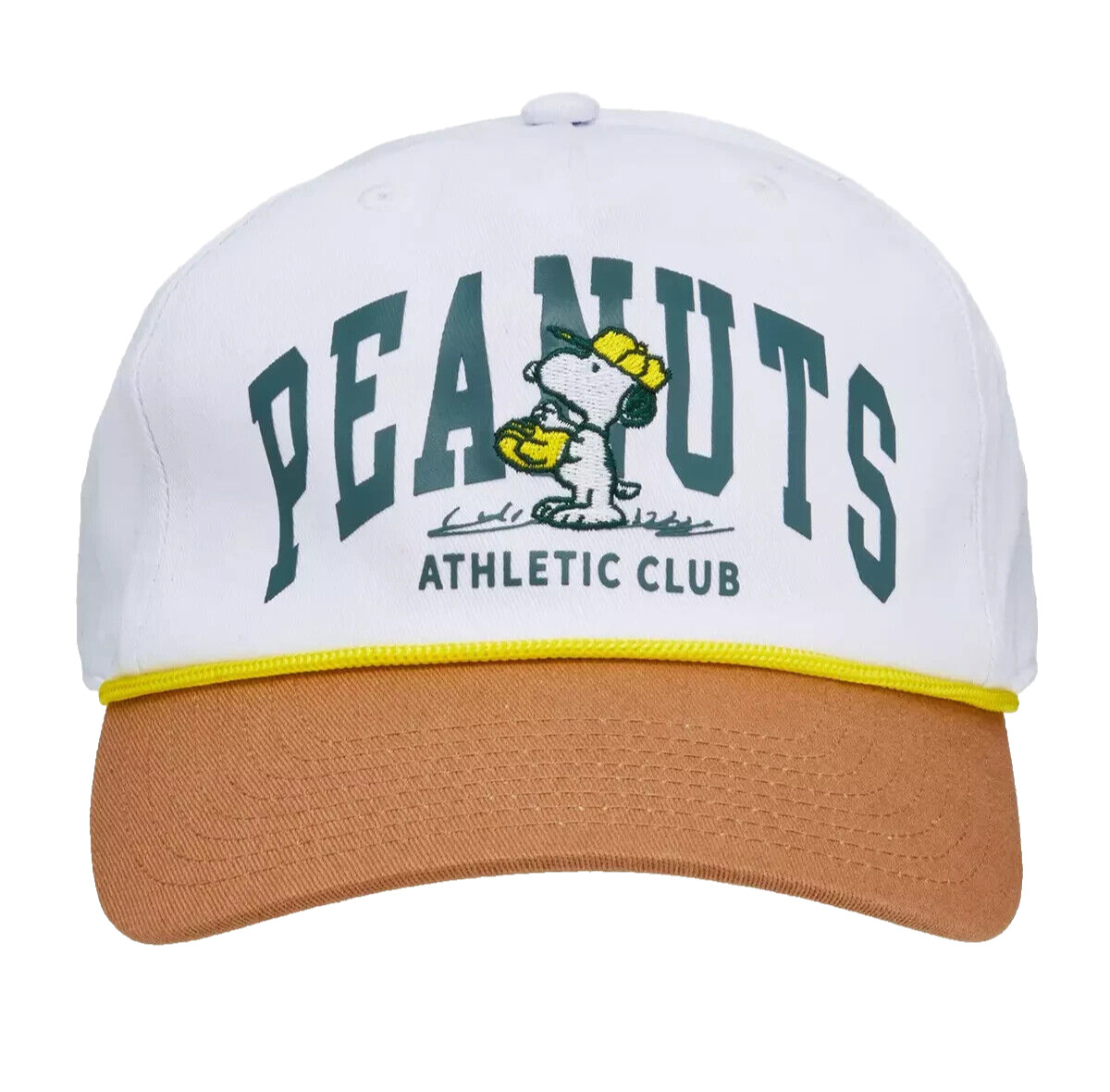 Peanuts Snoopy Athletic Club Baseball Cap Snapback Hat