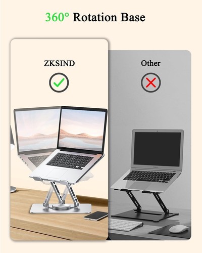 Ergonomic Laptop Riser for Collaborative Work, Foldable & Portable Laptop Stand. - Picture 3 of 6