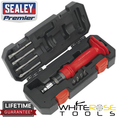 Sealey Premier Impact Driver Set 10pc Heavy-Duty Protection Grip DIY Tool