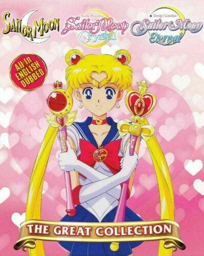 Sailor Moon DVD Complete Collection English Dub Series (Season 1-6+4 Movies) - Afbeelding 1 van 2