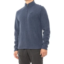 Marmot Ryerson Fleece Half Zip Wool Blend Pullover Jacket Men XL Indigo $115 NWT