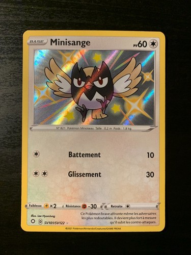 Carte Pokémon : Minisange SV101/SV122 Destinées Radieuses Française NEUF