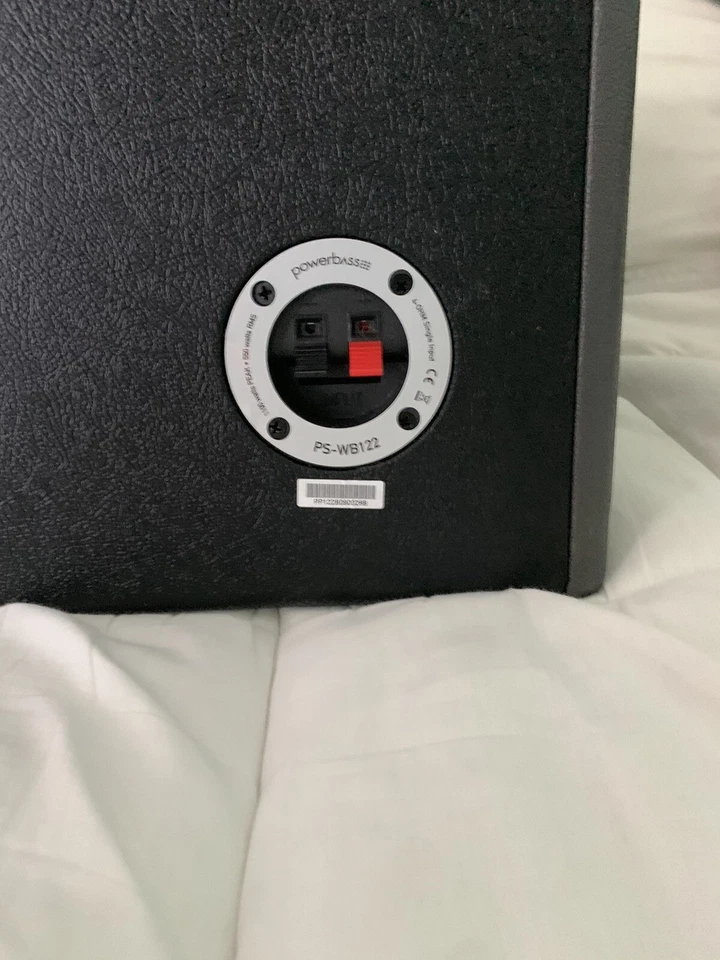 Carcasa cargada ventilada doble PoweBass PS-WB122 12" con amplificador ASA3-400,2 Foto 2 de 4