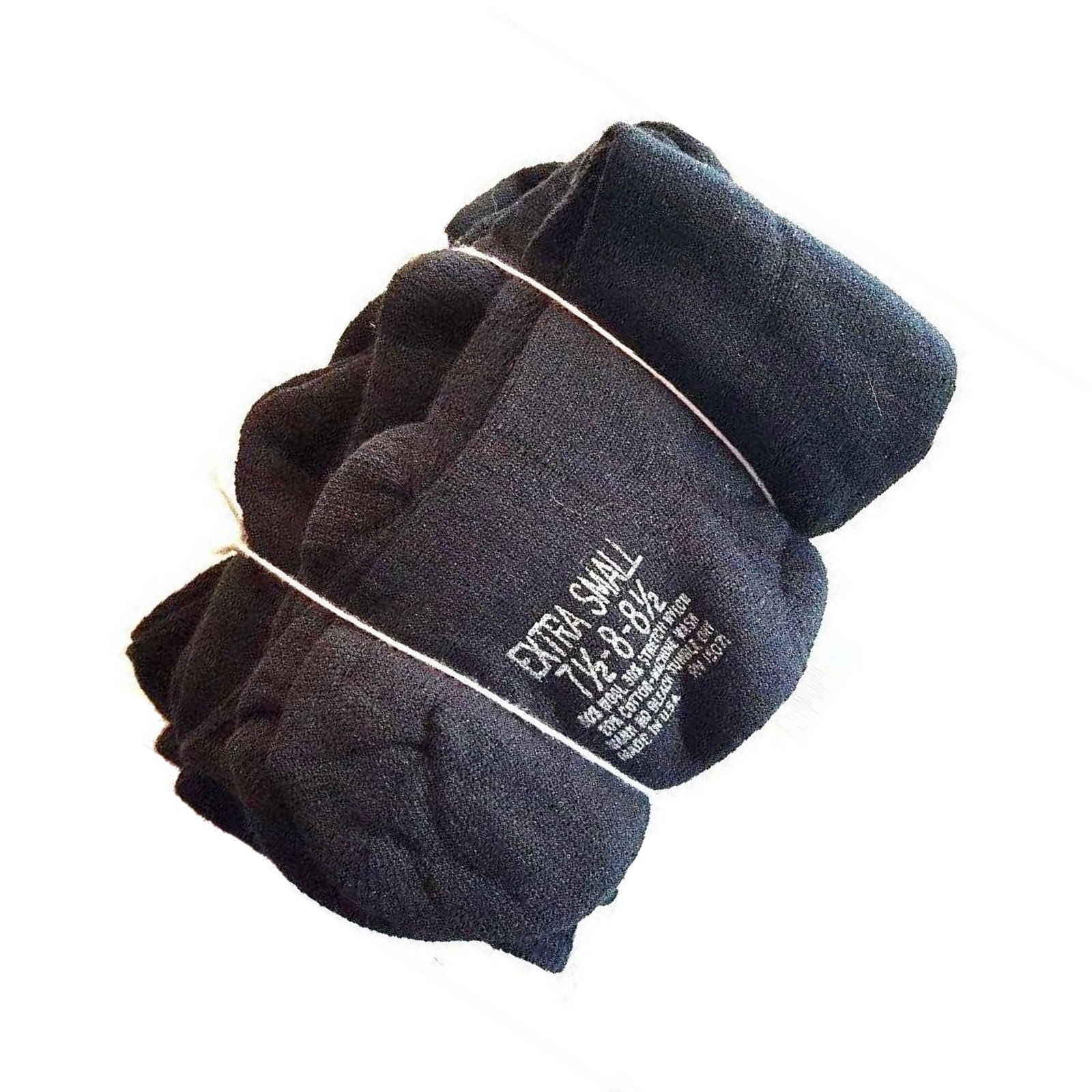 SAOLA Calzini suola cuscino 12 pr neri misto lana militare statunitense adatti all'uomo taglia 7 5 donna 8 5