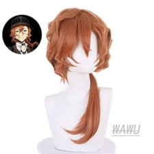 Bungo Stray Dogs Nakahara Chuya Cosplay Short Wig Heat Resistant Synthesis Wigs