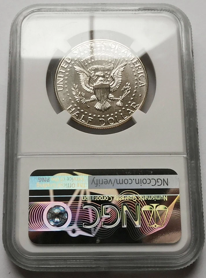 2019 D JFK 50C Kennedy Half US Mint Rocketship Set NGC MS 66 PL First Day Issue - Image 3 of 4