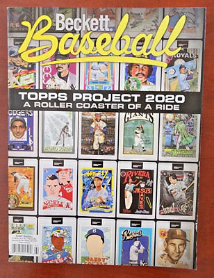 February 2021 Beckett Baseball Card Price Guide Magazine With Topps Project 2020