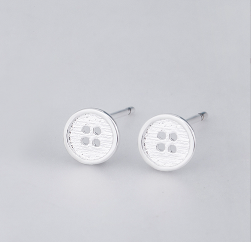 Boucles D'oreilles Créoles Fleur De Cerisier - Argenté, Motif Fleuri Délicat, Neuf Avec étiquette